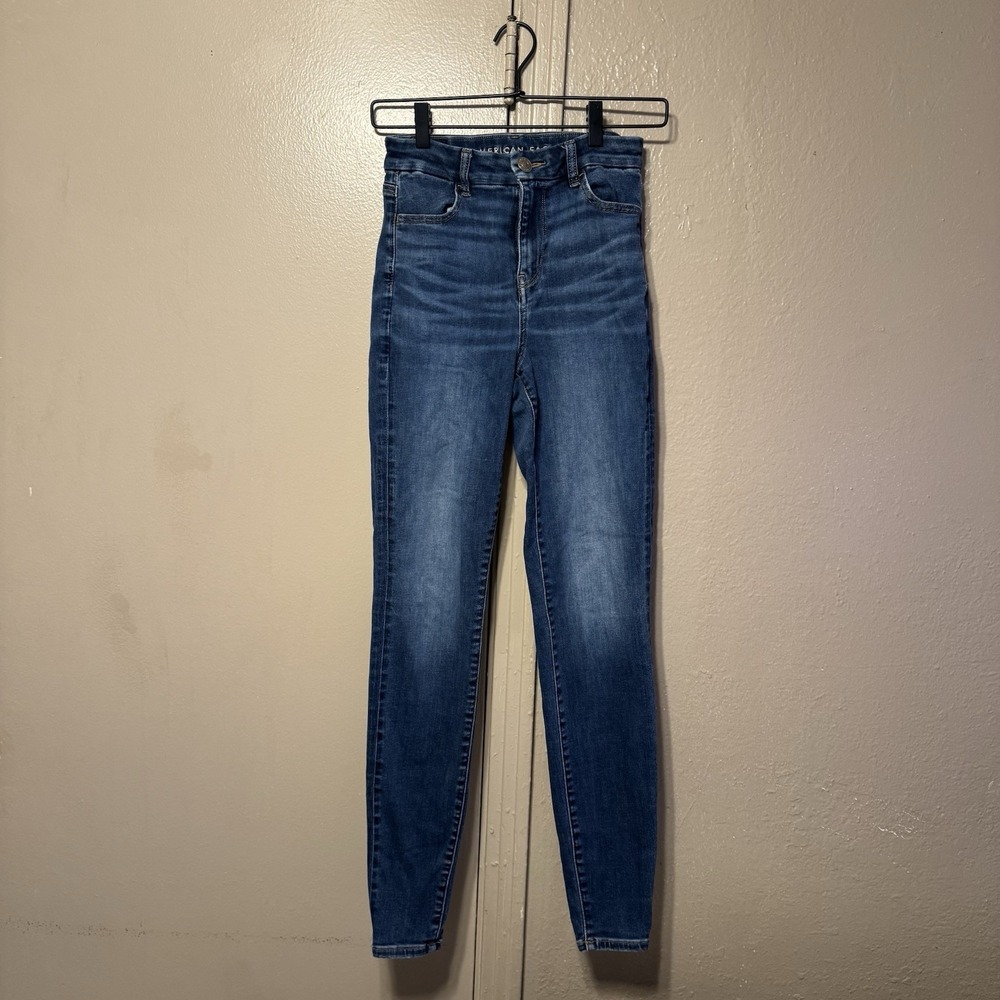 American Eagle Womens 2L Skinny Stretch Denim High Rise Jegging